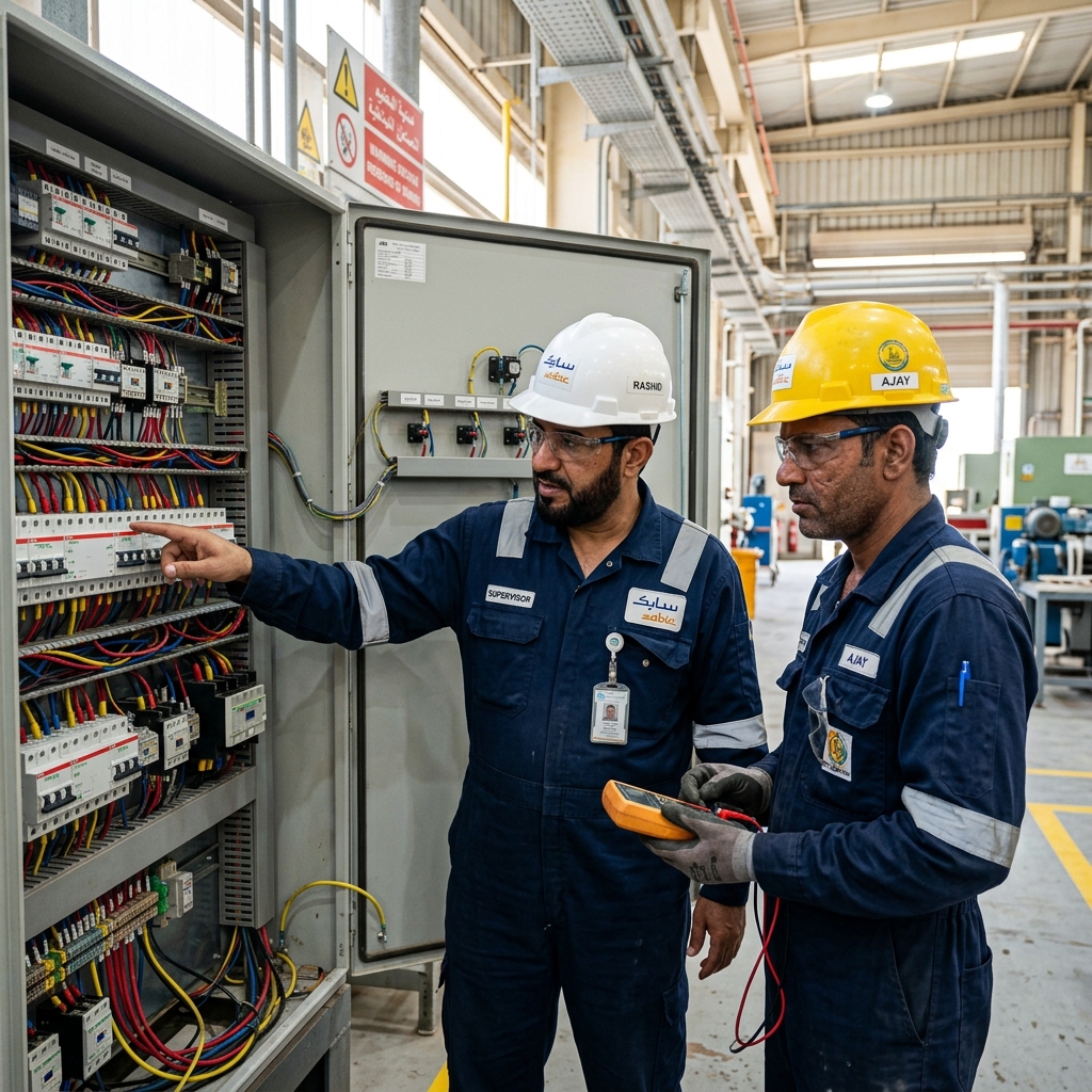 Al Jazeera Service Contracting Co. Electrical Works industrial plant