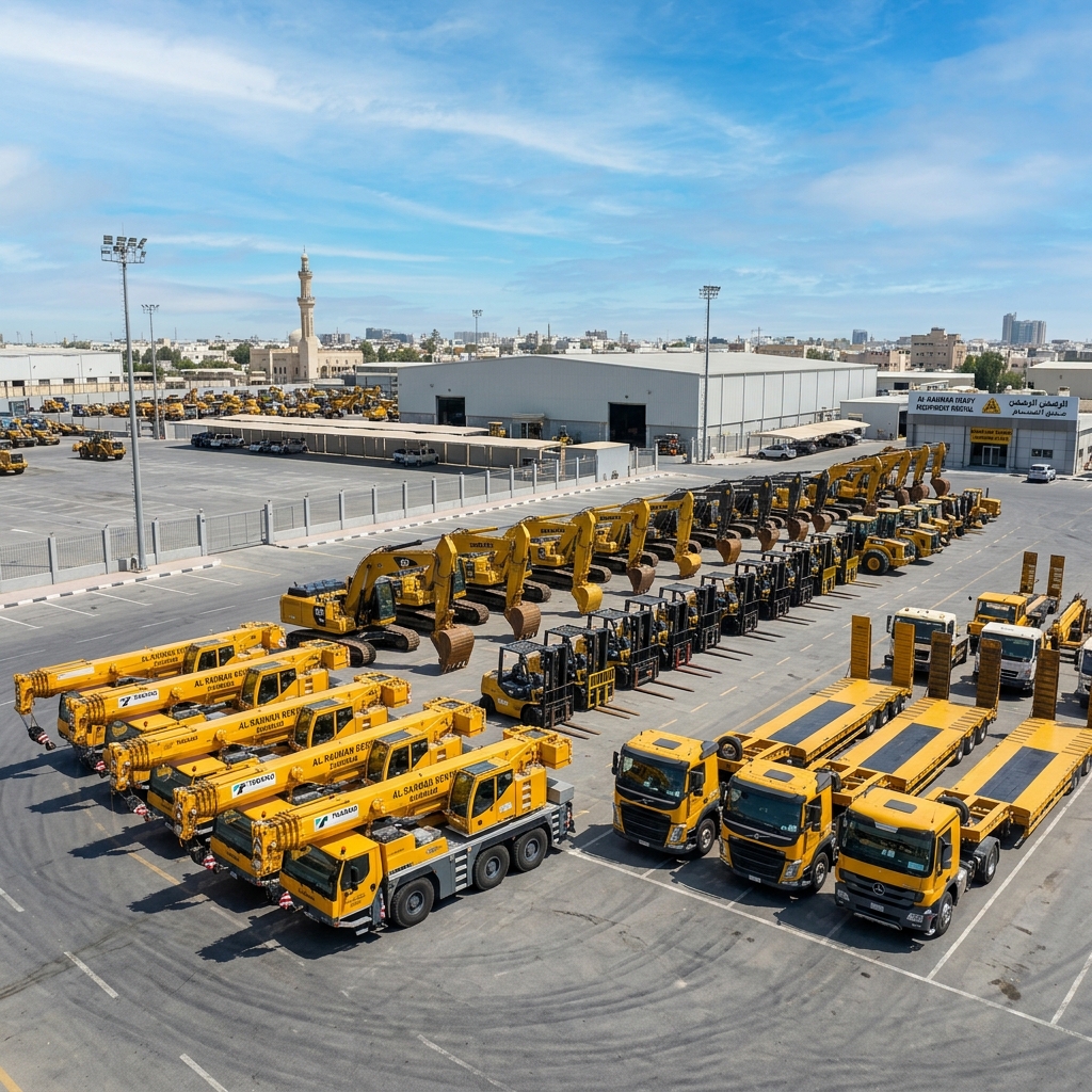 Al Jazeera Service Contracting Co. Heavy Equipment Rental fleet in Dammam